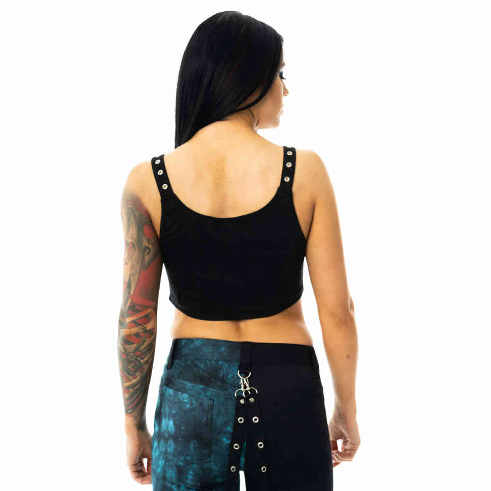 Chemical Black - Enid Crop top - Schwarz